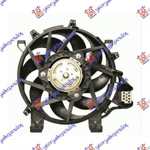 Electroventilator Ac/ 1 3-1 7 Cdti - Opel Combo 2000 , 1341195