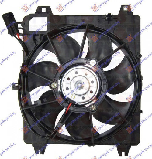 Electroventilator +/- Ac/ 1 4 Diesel - Citroen C1 2006 , 163622-8ea02