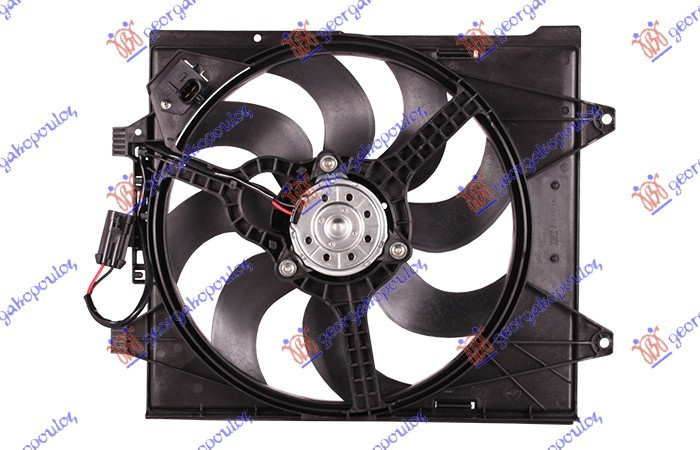 Electroventilator (+Ac/) Benzina-Diesel - Fiat 500 2007 , 51945063