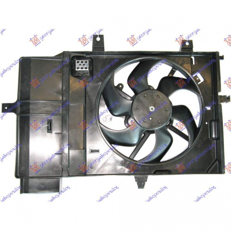 Electroventilator +/- Ac Benzina-Diesel - Nissan Note 2006 , 7701059786