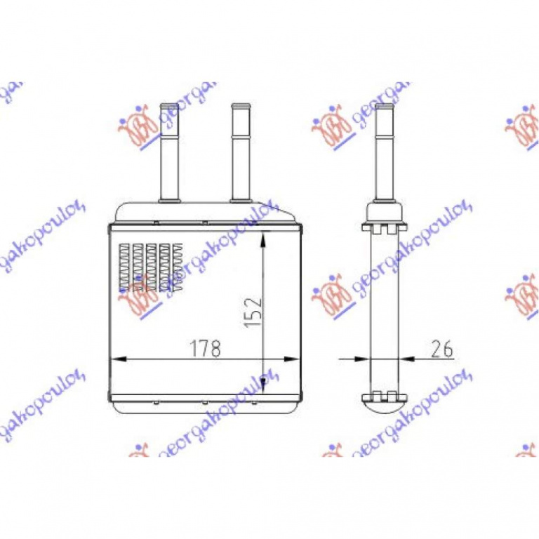 Electroventilator +/-Ac - Daewoo Matiz 1998 , 96314166