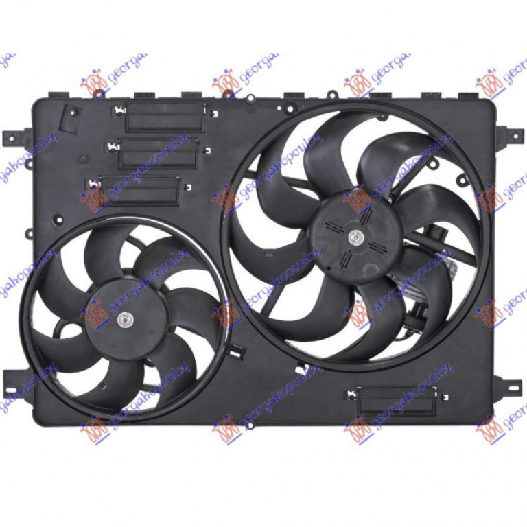 Electroventilator -Ac/ Marelli Type(-Ac/) - Lancia Musa 2003 , 51738357