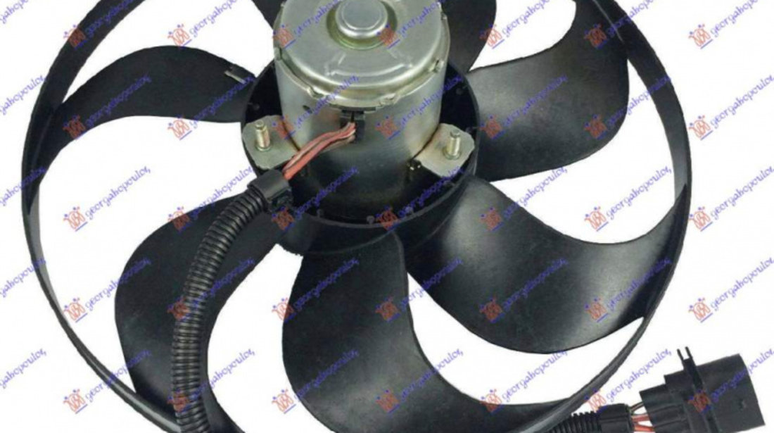 Electroventilator (+Ac/) (Mot+Fan) Benzina-Dsl - Vw Lupo 1998 , 6n0959455f