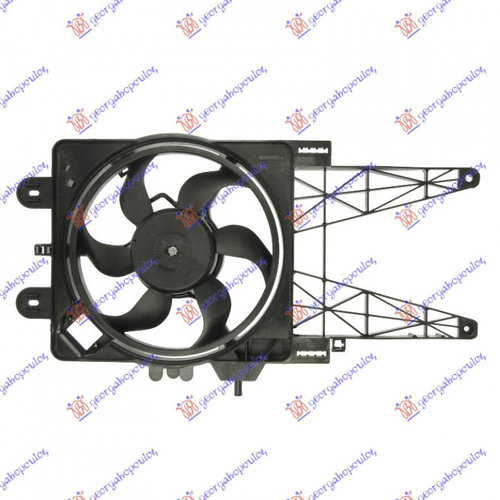 Electroventilator +Ac/ Valeo Type - Fiat Punto 1999 , 46524608