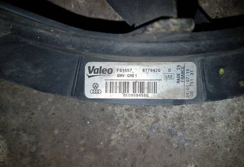 Electroventilator apa 8e0959455g audi a4 b7 2.7 tdi bpp 180 cai