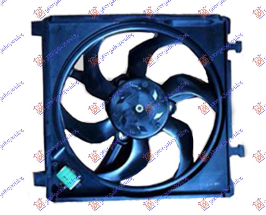 Electroventilator Benzina -Ac/ (340mm) (2pin) - Vw Up 2012 , 1s0121207k
