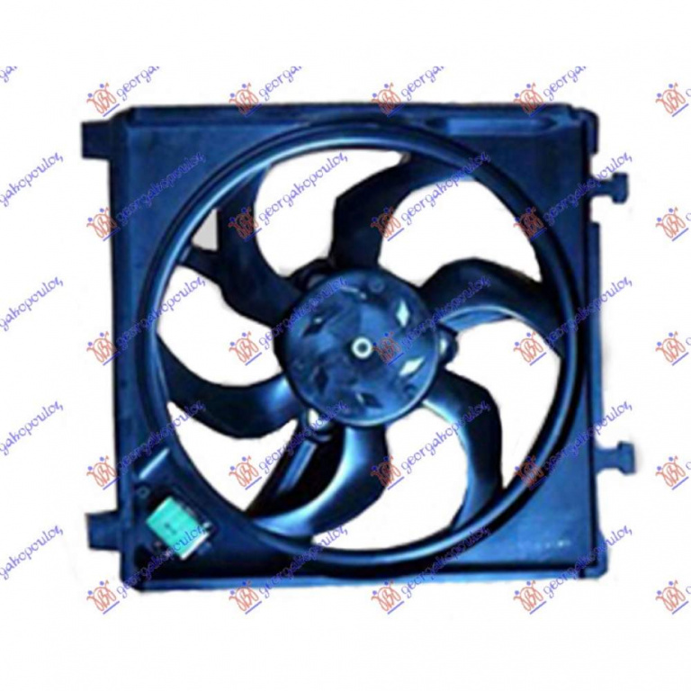 Electroventilator Benzina + Ac/(340mm) (3pin) - Vw Up 1999 , 1s0121207e
