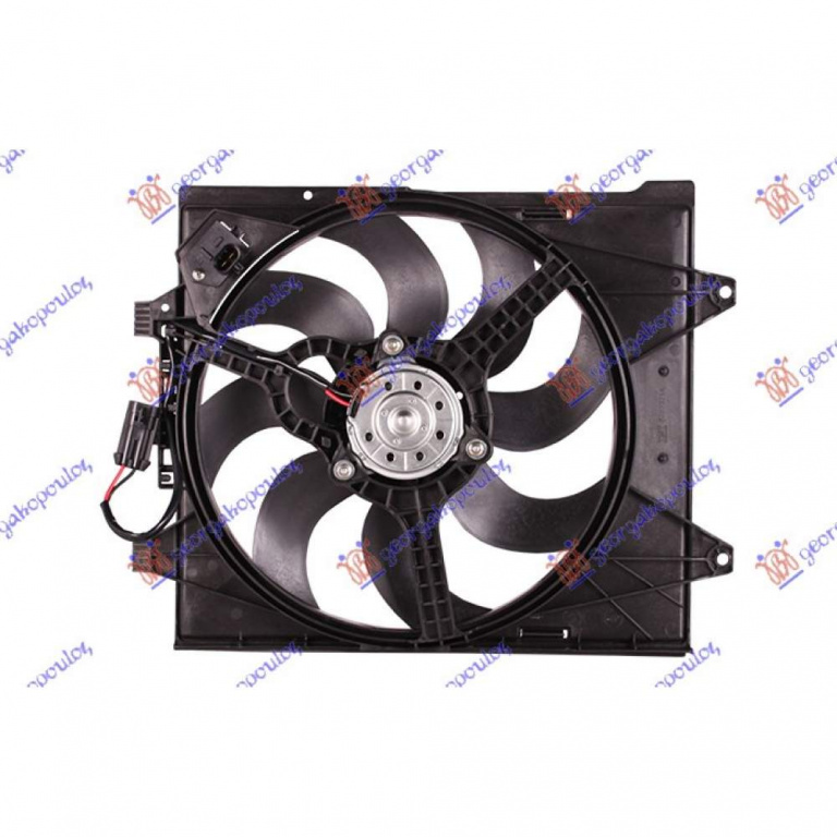Electroventilator Benzina/Diesel (38cm) - Fiat Ulysse 2002 , 1250.G2