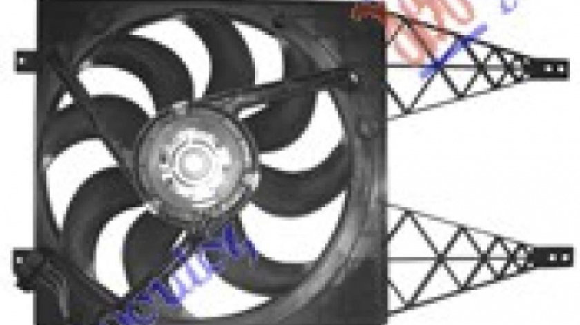 Electroventilator () Benzina-Diesel (390mm) - Vw Fox 2005 , 6q0121206g