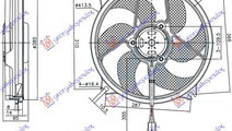 Electroventilator Benzina/Diesel - Citroen C4 2004...