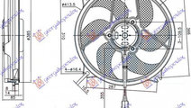 Electroventilator Benzina/Diesel - Citroen C4 Pica...