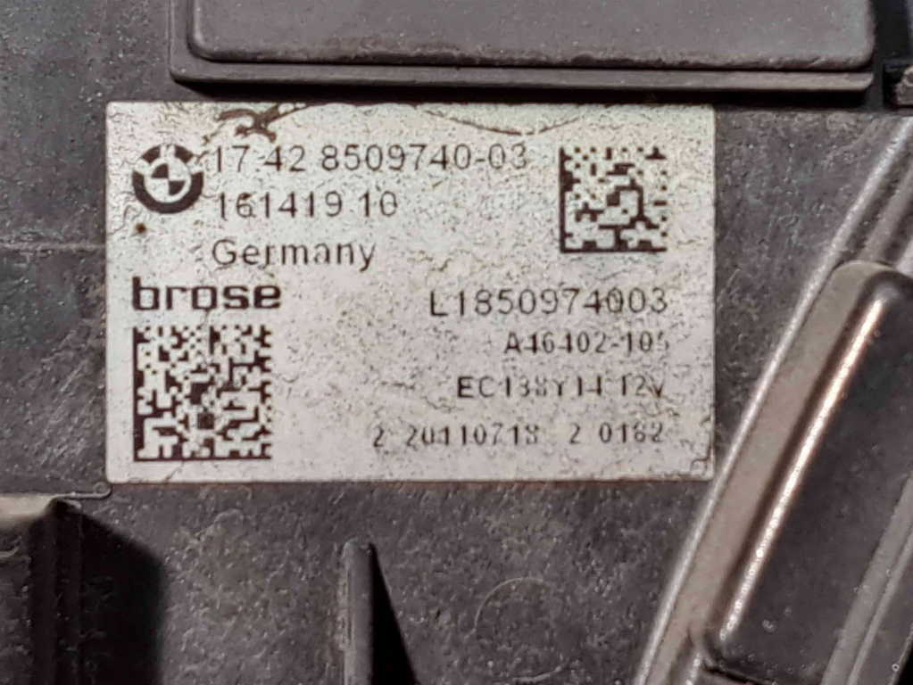 Electroventilator Bmw 5 (F10) [Fabr 2011-2016] 8509740 2.0 N47T 135KW / 184CP 2.0 N47T 135KW / 184CP