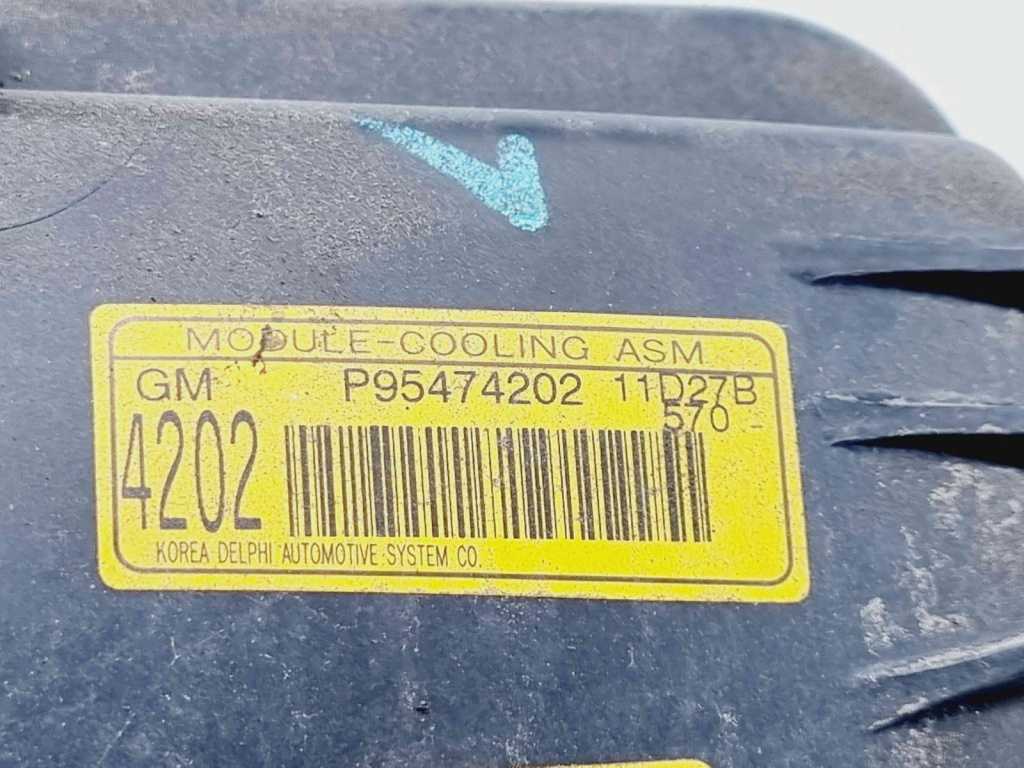 Electroventilator Chevrolet Spark (M300) [Fabr 2009-2015] P95474202 1.0 Benz 1.0 Benz 54KW / 73CP