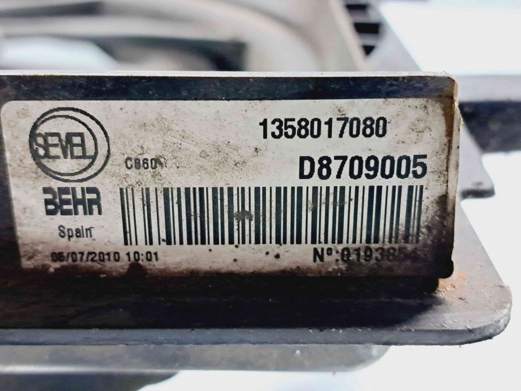 Electroventilator Citroen Jumper (III) [Fabr 2010-2018] 1358017080 2.2 2.2 80KW / 109CP
