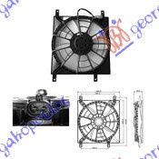 Electroventilator Complet 1 5i-1 6i16v Vvti - Suzuki Sx4 2007 , 71747123