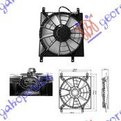 Electroventilator Complet 1 5i-1 6i16v Vvti - Suzuki Sx4 2007 , 71747123