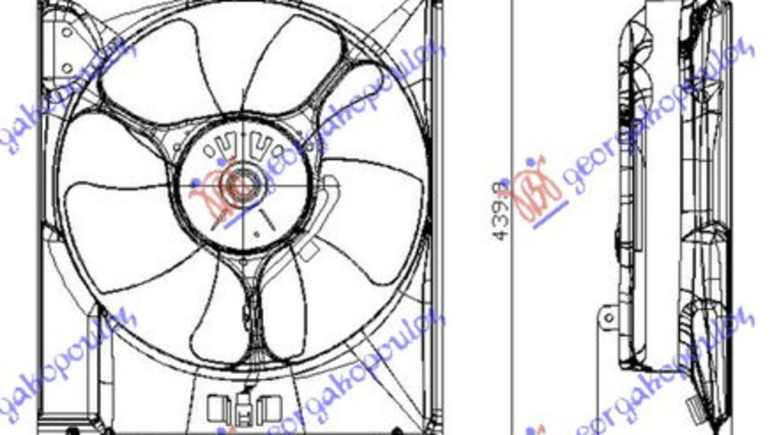 Electroventilator Complet 1 9jtd 1 9ddis - Suzuki Sx4 2007 , 71746872