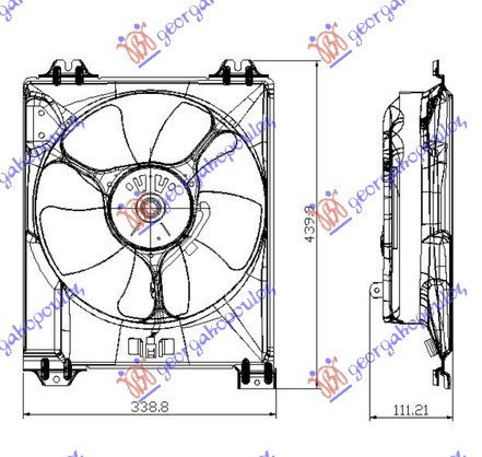 Electroventilator Complet 1 9jtd 1 9ddis - Suzuki Sx4 2007 , 71746872