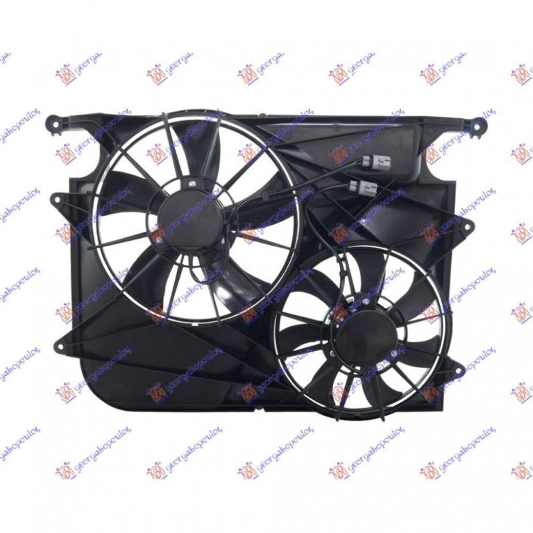 Electroventilator Complet 2 0-2 2 Cdti - Chevrolet Captiva 2007 , 96829535