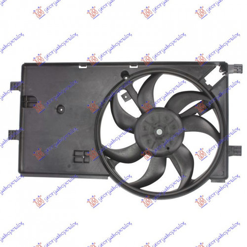 Electroventilator Complet -Ac/ (Diesel) - Fiat Fiorino/Qubo 2008 , 51780660