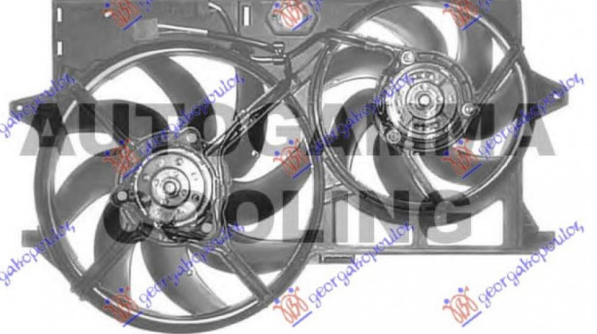 Electroventilator Complet (Benzina) - Ac/ - Fiat Ulysse 1994 , 1475445080