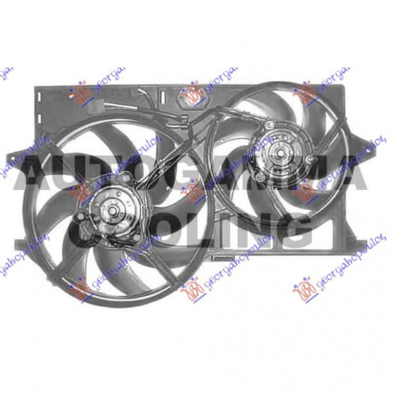 Electroventilator Complet (Benzina) - Ac/ - Lancia Zeta 1994 , 1475445080