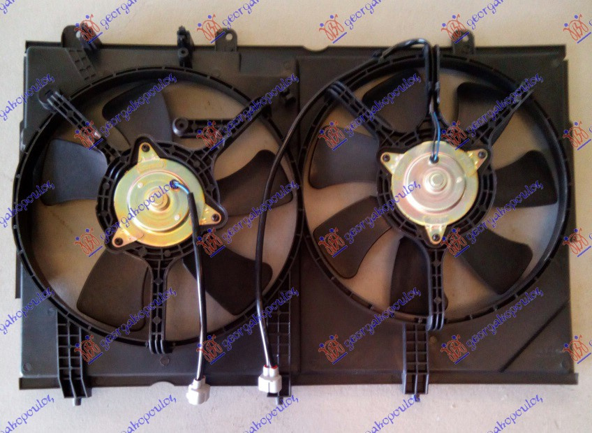 Electroventilator Complet (Double) Benzina - Mitsubishi Outlander 2003 , Mr993933