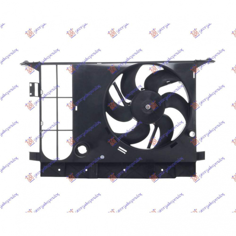 Electroventilator Complet (Gas)-Ac () - Citroen Nemo 2008 , 51810260