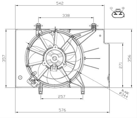 Electroventilator Csnbb Nrf Ford 47957
