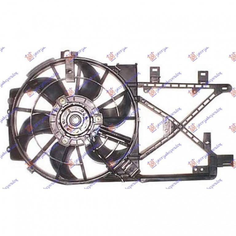 Electroventilator Diesel -Ac/ (3pin) - Opel Astra G 1998 , 1314403