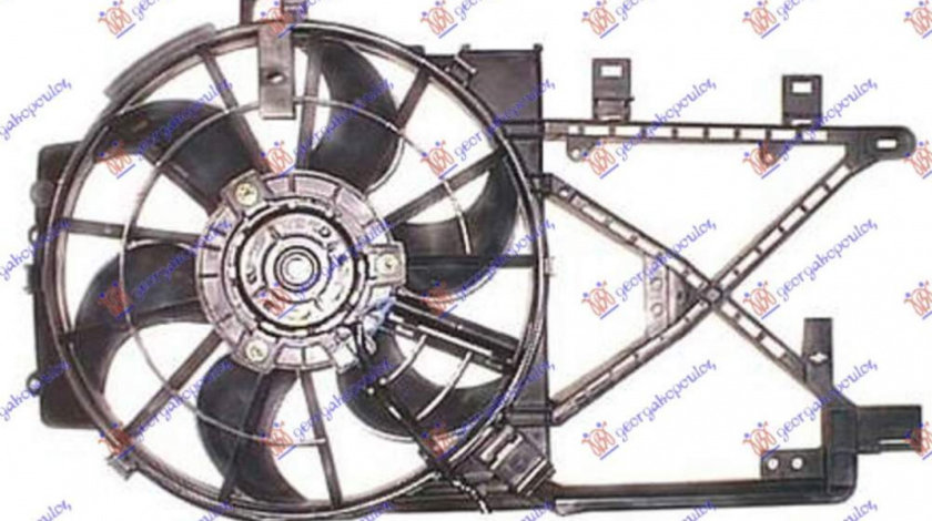 Electroventilator Diesel -Ac/ (3pin) - Opel Astra G 1998 , 1314403