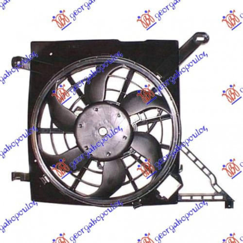 Electroventilator Diesel +Ac/ (3pin) - Opel Zafira 1999 , 1341348