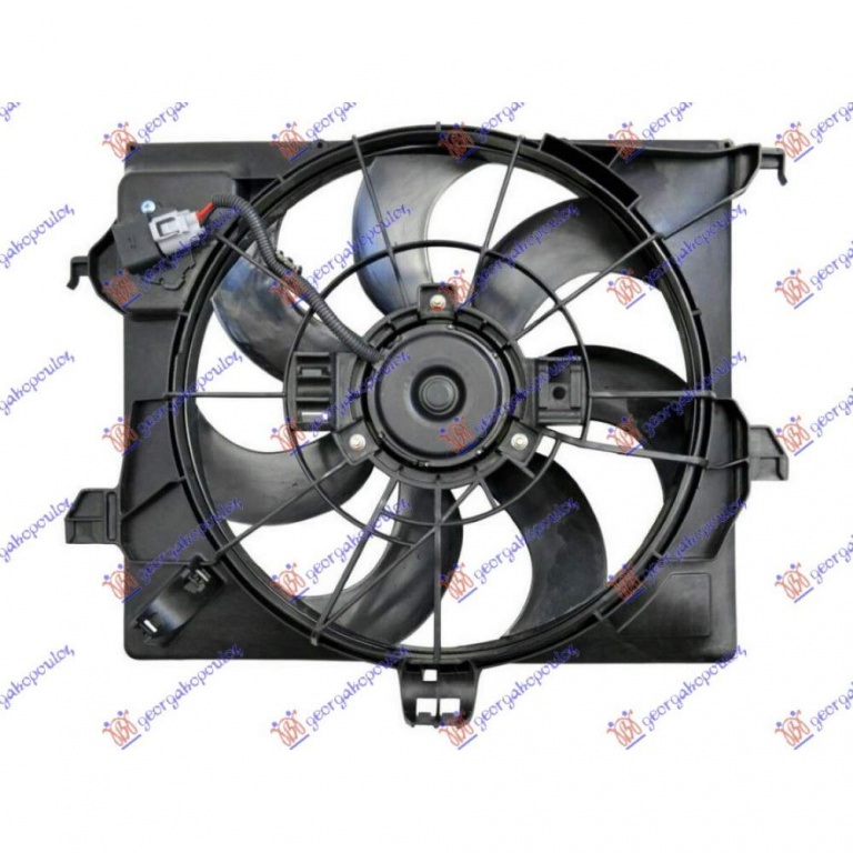 Electroventilator Diesel (O) - Hyundai I202012 2013 , 25380-4p750