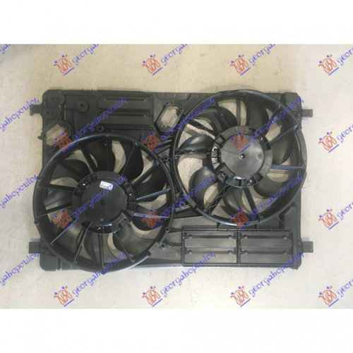 Electroventilator (Double) 1 5 Ecoboost Benzina - 2 0 Tdci Diesel (2+2 Pin) - Ford Focus 2014 , Ej73...