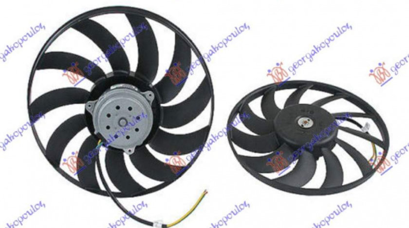 Electroventilator (Double) 2 4-3 0-3 2 Benzina (380/280mm) - Audi A4 2004 , 8e0121207d