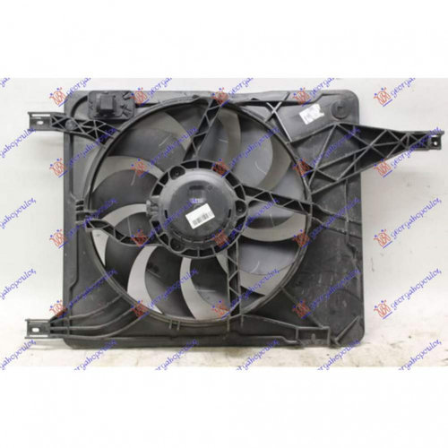 Electroventilator (Double) Benzina-Diesel 07- (340/340mm) (4pin+4pin) - Nissan X-Trail 2001 , 21481j...