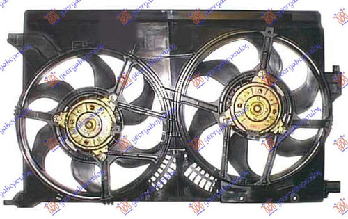 Electroventilator (Double) Benzina/Dsl - Opel Vectra C 2002 , 1341368