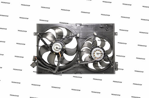 Electroventilator dublu complet VW Bora 1998-2005 NOU (BENZINA - DIESEL)