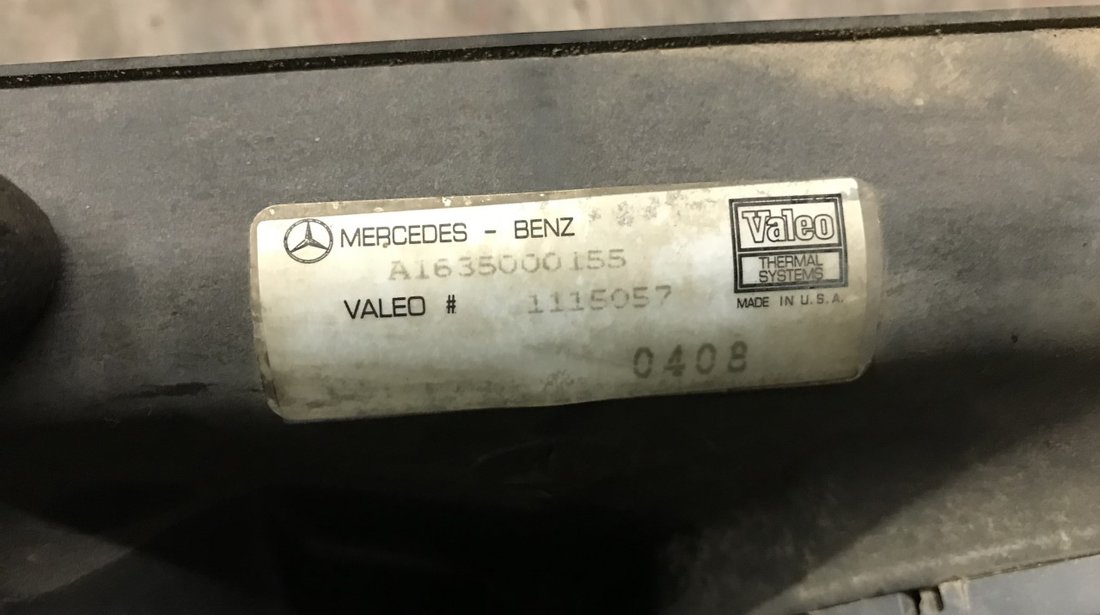 Electroventilator Dublu Mercedes-Benz ML320 W163 an 2001