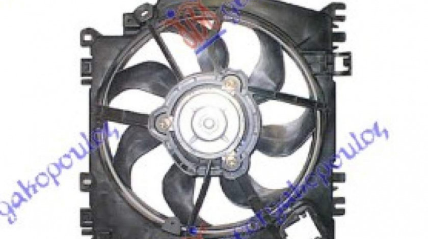 Electroventilator (Fan W/Motor) +Ac/ Benzina-Diesel - Renault Modus 2005 , 7701059786