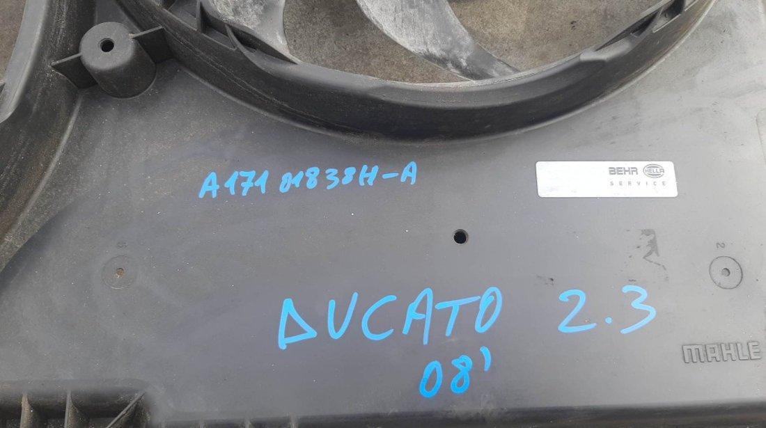 Electroventilator fiat ducato citroen jumper 2.3 jtd a17101838h-a