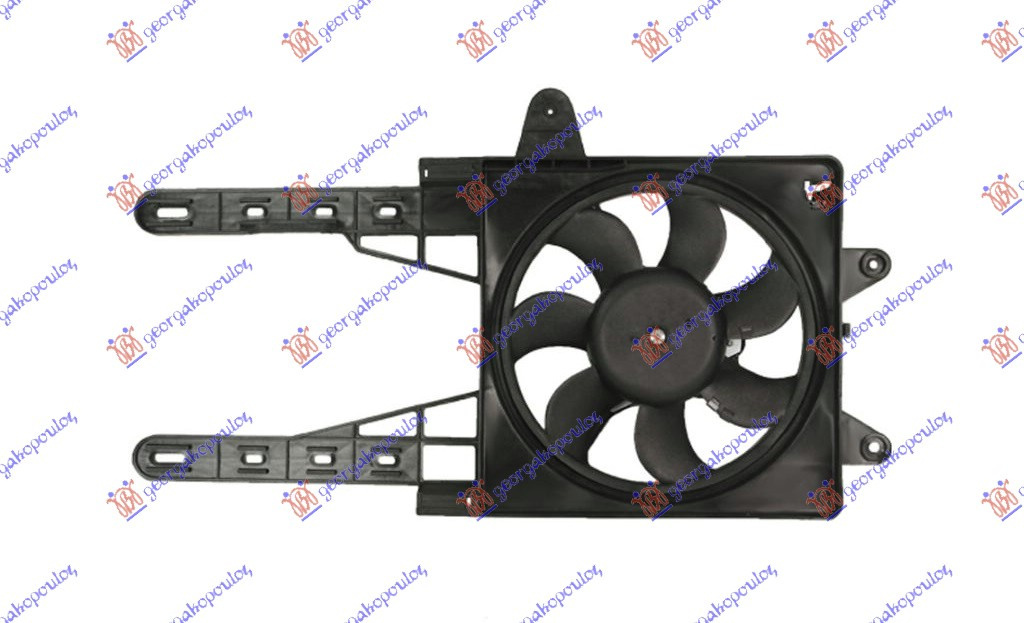 Electroventilator - Fiat Punto 1995 , 7741201
