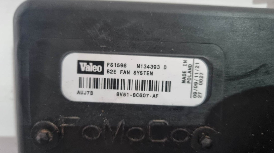 Electroventilator Ford Fiesta Mk6 1.6 TDCi 95cp cod piesa : 8V51-8C607-AF
