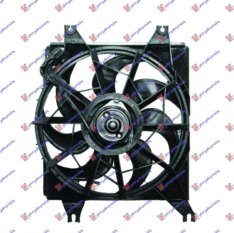Electroventilator - Hyundai Accent Sdn 1994 , 25380-22020