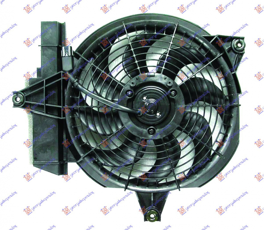 Electroventilator - Hyundai Santa Fe 2000 , 97730-26150-26100