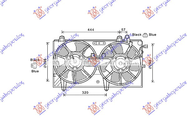 Electroventilator - Mazda Rx8 2003 , N311165025f