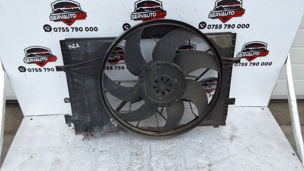Electroventilator Mercedes-Benz C-Class (2001-2007) [W203] 2.2 Motorina 2003, A2035400688 / A2035001593