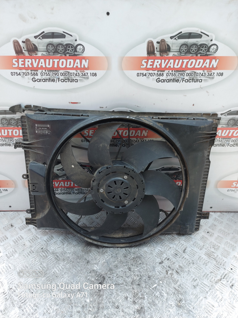 Electroventilator Mercedes-Benz C-Class (2007->) [W204] 2.2 Motorina 2010, A2049066802 / A2045400788