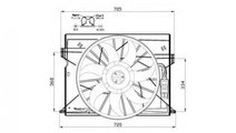 Electroventilator Mercedes E-CLASS (W211) 2002-200...