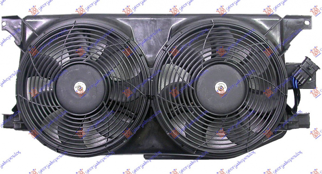 Electroventilator - Mercedes Ml (W163) 1998 , 1635000155